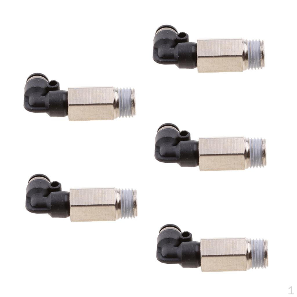 5 Tube Fittings Connectors Pneumatic Push Durable