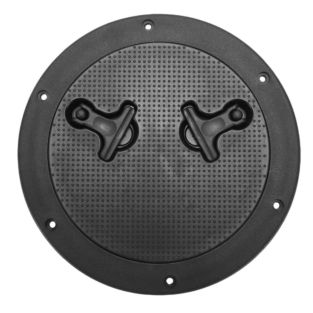 Bootsdeck Luke Zugangsabdeckung Bootsdeckabdeckung 9 Zoll Runde Bootsluke mit Abnehmbarer Abdeckung Inspektionsdeckel Luke für Schiffe Wohnmobile
