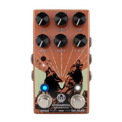 WALRUS AUDIO Tremolo ستيريو هارموني ضخم ORANGE WAL-MONUME