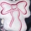 Sweet Plush Strawberry Bowknot Keychain Pendant Fashion Lovely Hangings Ornament Keyring Backpack Decoration Charm
