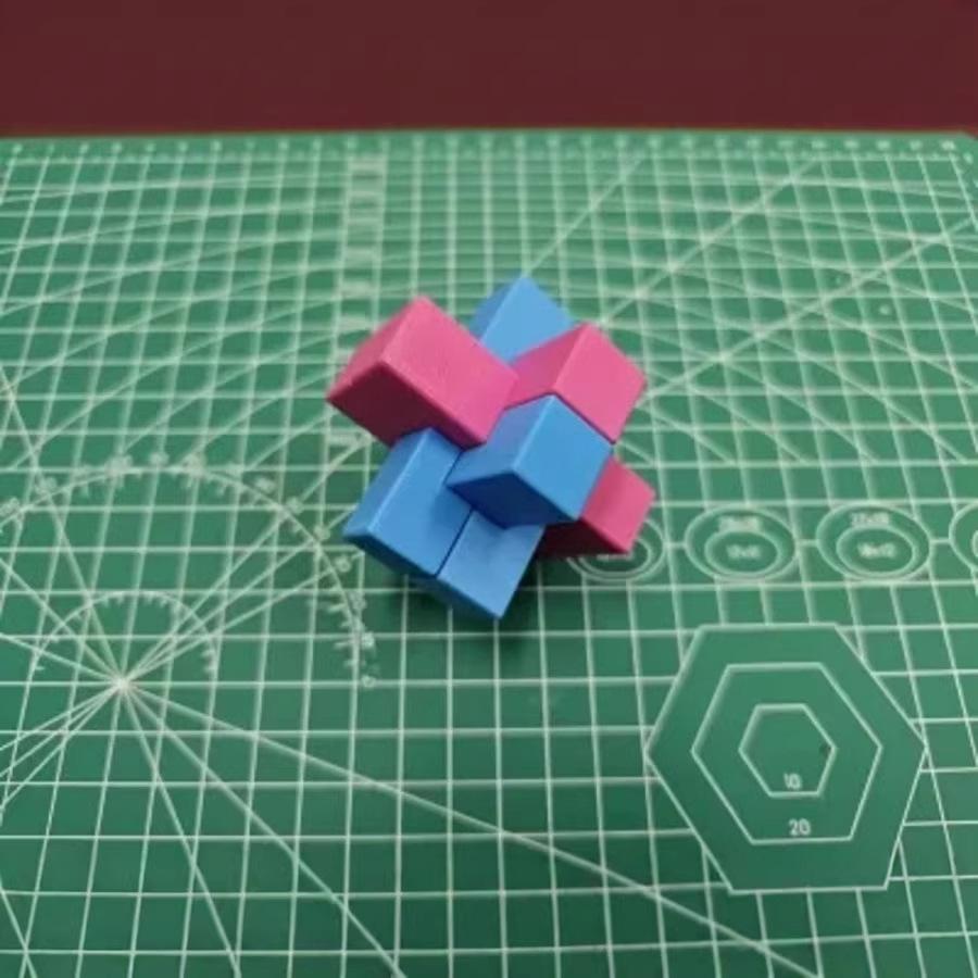 Challenging 3D Puzzle: Level 10 Adult Brain-Teaser and Stress-Relief Cube