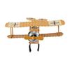 Vintage Airplane Model Iron Art Plane Ornament for Car Center Console Cake Decoration Photography