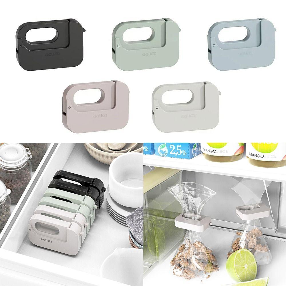 

Home Daily Storage Food Storage Clips Square Food Clip New Food Sealing Clip зелений