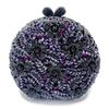 2025neue Clutch Tasche runde Blume Punkt Diamant Abendtasche Metall Diamant Tasche Handtasche