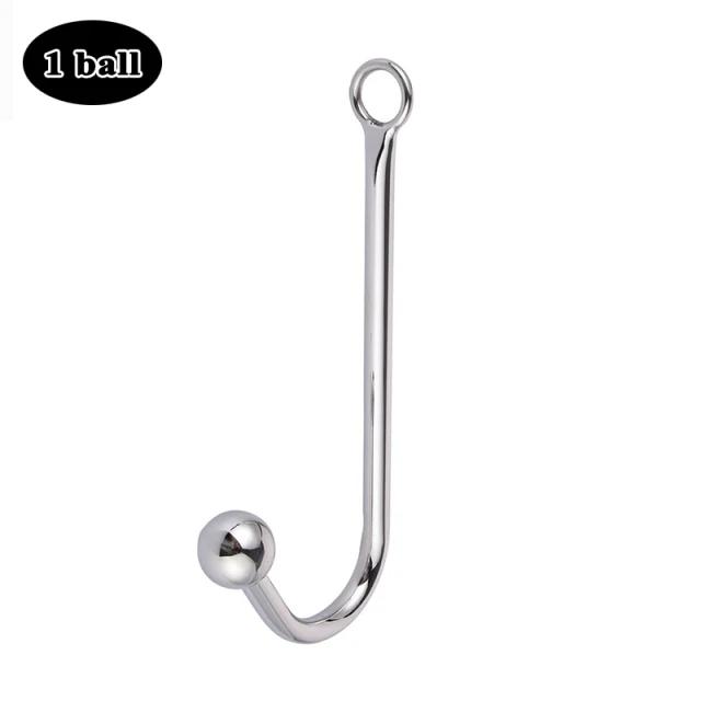 Bdsm Collar Mouth Plug Anal Hook Bondage Kit Flirt Adults Games Sex Handcuffs Anal Hook Adjustable Size Leather Metal Buttplug