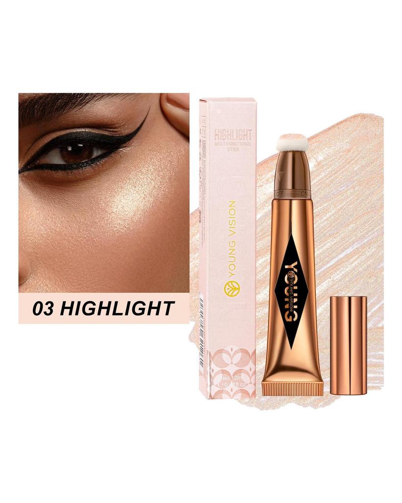 YOUNG VISION Toning Blush Highlight Stick Flüssiges Rouge spendet Feuchtigkeit mit Wasserfestigkeit