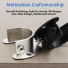 High Quality Stainless Steel Flange Seat Fixed Tube Hook Wardrobe Hanger Rod Rod Support Support Bracket Hardware Accessories