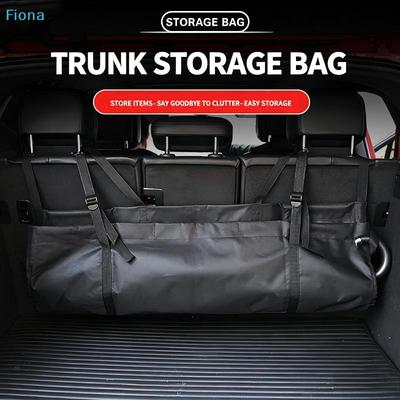 Large Capacity Car Trunk Organizer Oxford Backseat Storage Bag Net Multi-use Adjustable Seat Back Organizers Universal For Cars