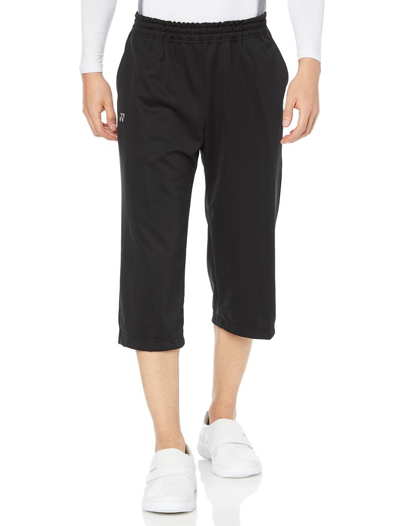 YONEX Kirak Stretchy Cropped Pants for 09 Size for Medical and Nursing Care 360° Rehabilitation, CY450, Black, L,