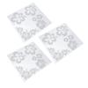 LOORGVEL Set of 3 Hibiscus Flower Stickers Car Body Vinyl
