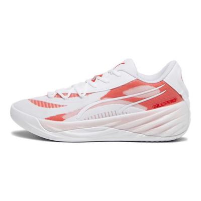 All-Pro Nitro Team White Red Unisex Sneakers For-All-Time-Red 379081-04