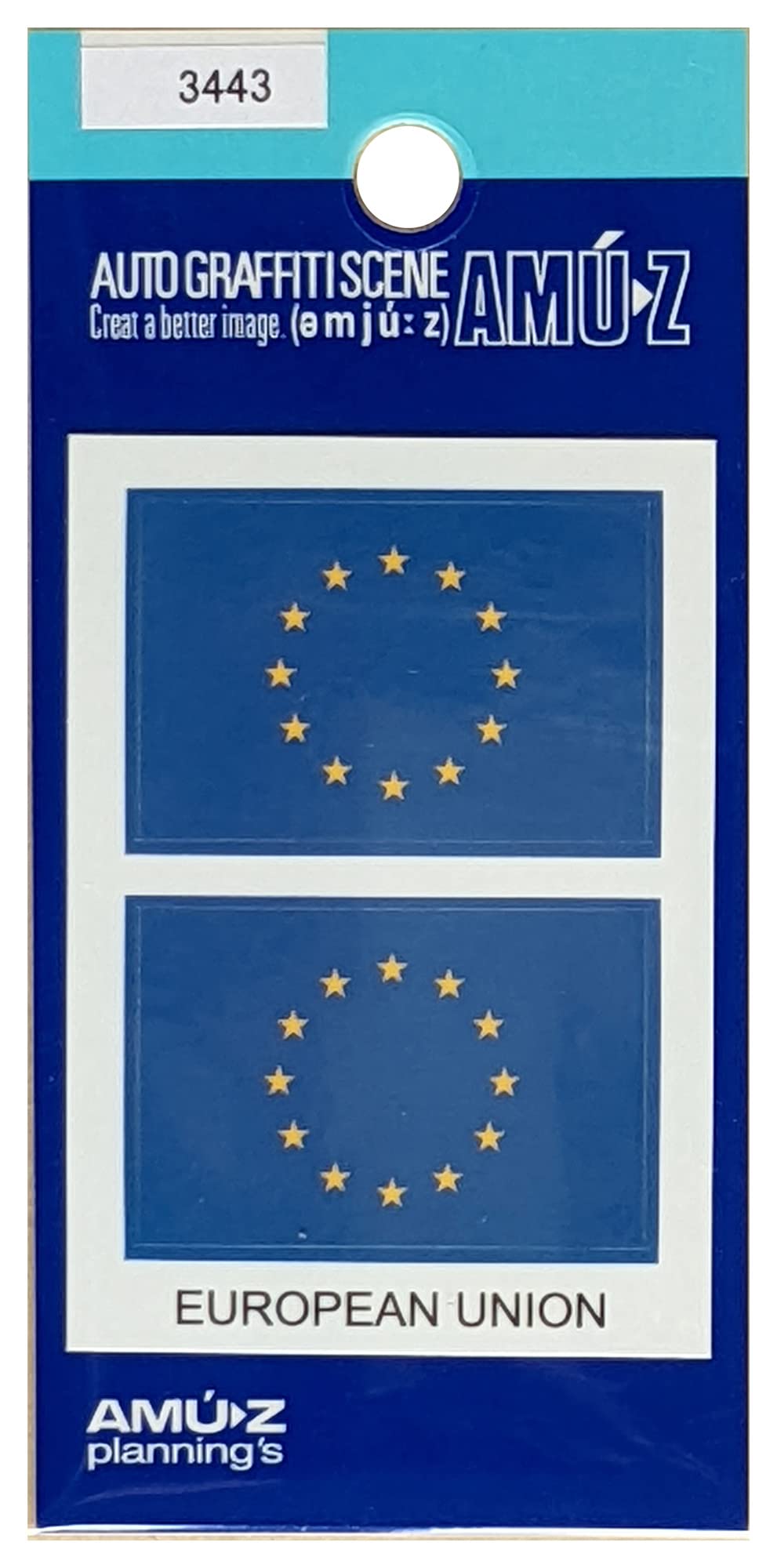 

ЕС ЕВРОПЕЙСКИЙ СОЮЗ НАКЛЕЙКА 2 ШТ 3443