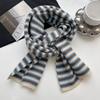 Knitted Knitted Scarf Stripe Scarves Bib New Neckerchief  Outdoor Sports