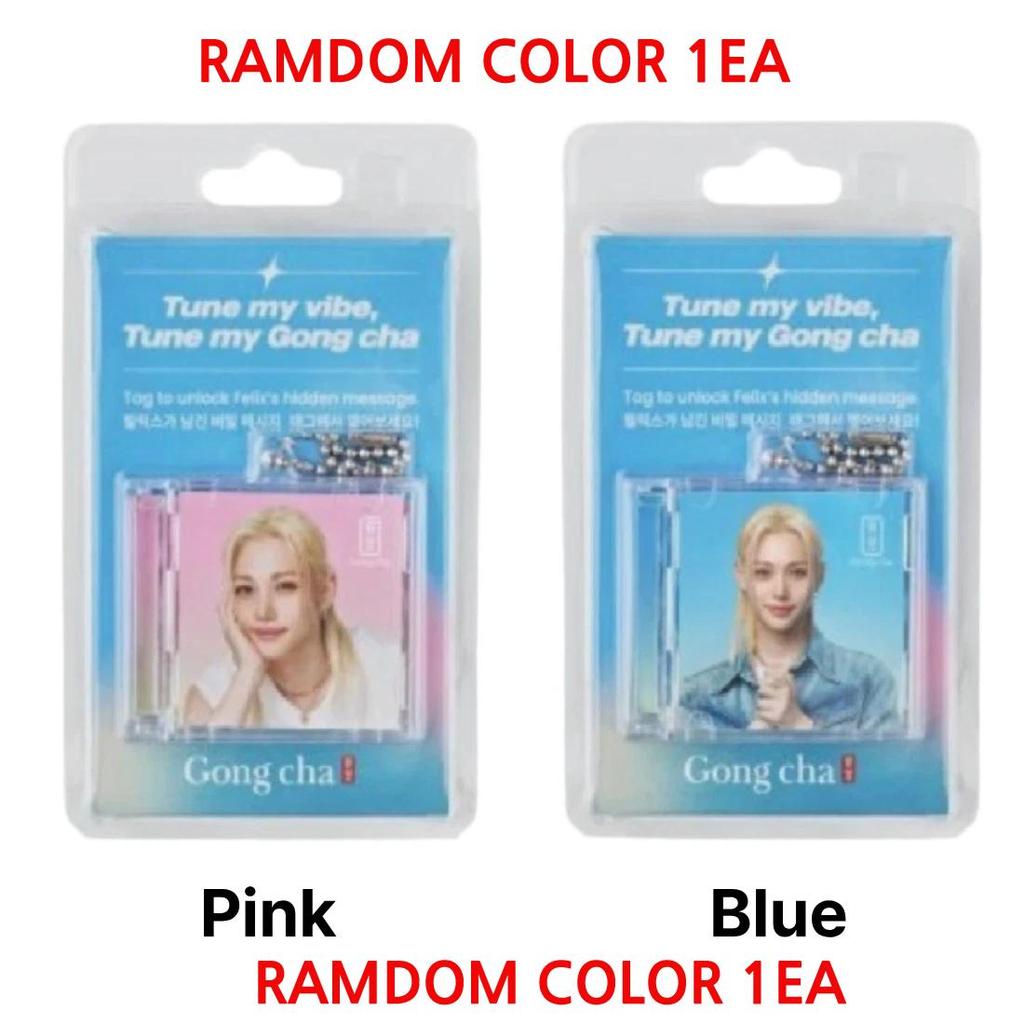 STRAY KIDS FELIX X GONGCHA OFFICIAL VOICE KEYRING Limited Edition