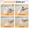 Water Bottle Brush 360 Flexible Glasswares Cleaning Brush Long Handle Washer Scrubber Cleaner For Kitchen Household Mugs Water