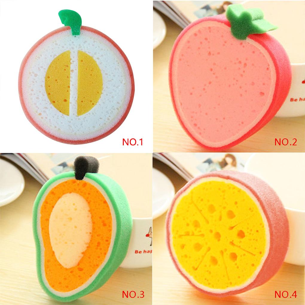 Spugna Frutta Asciugamano Pulizia Panno Lavaggio Cucina Piatti Cuscinetti Schiuma Detergente