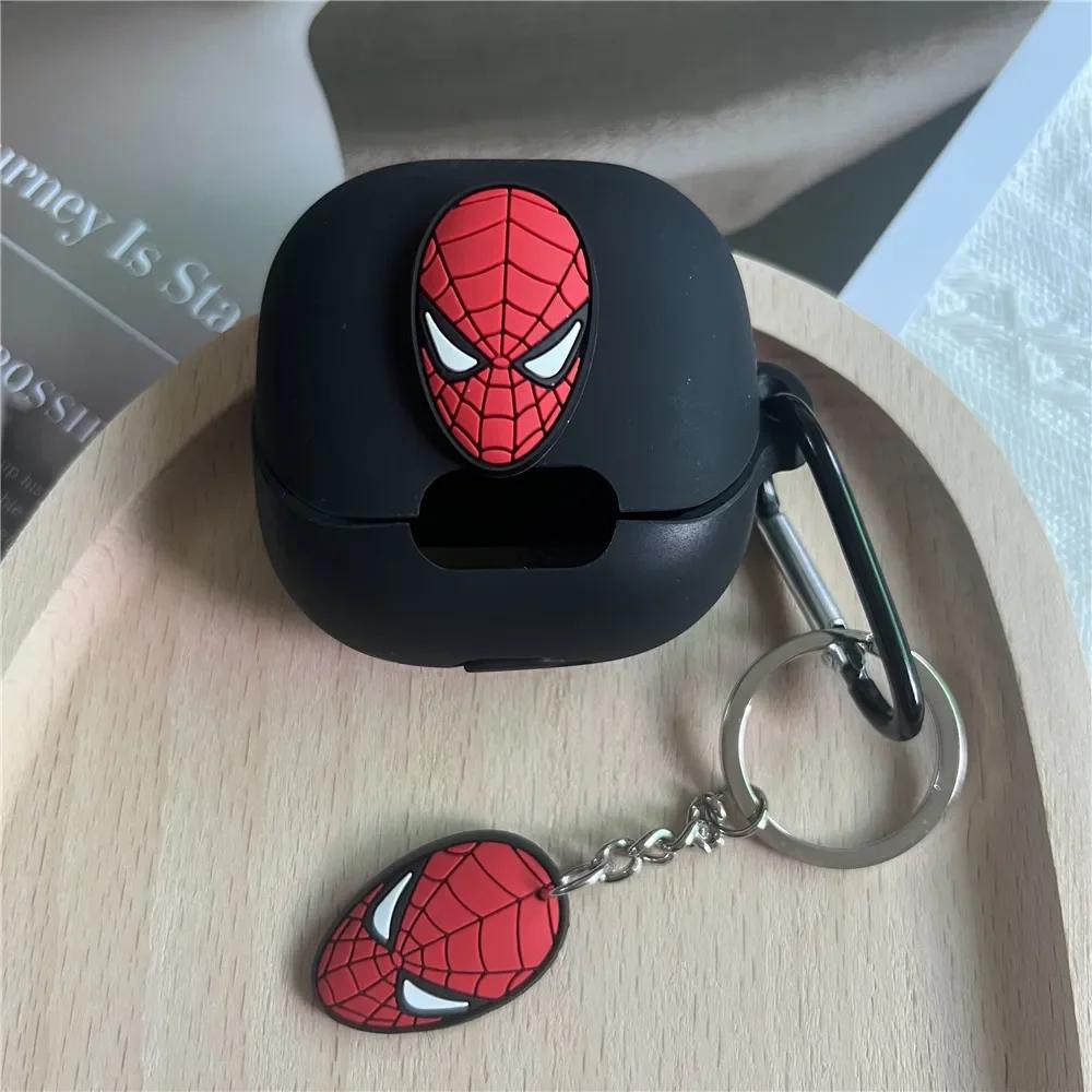 New For Anker Soundcore Liberty 4 NC Headphone Case Cartoon Silicone Blutooth Earbuds Charging Box Protective Shell With Keyring