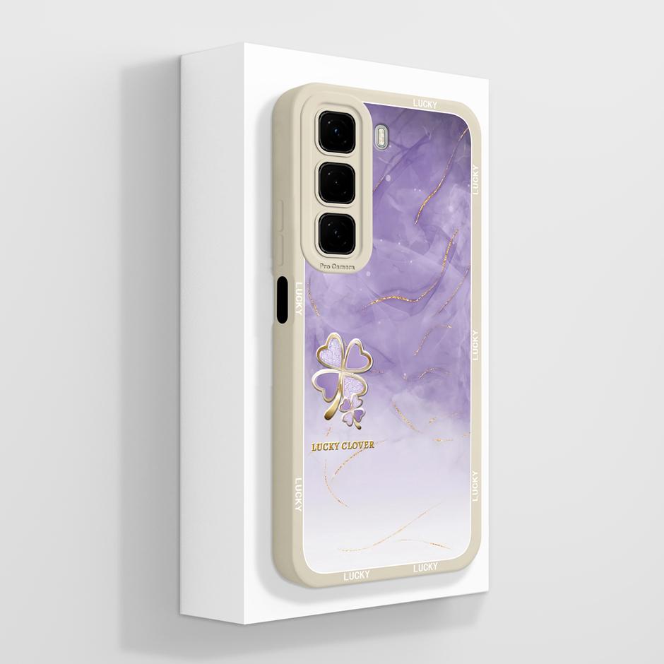 For Infinix Hot50 50i 50Pro 50Pro+ Case Lovely Cat Panda Fall Prevention Unique Phone Cover For Infinix Hot 50 Pro Plus 50i Capa