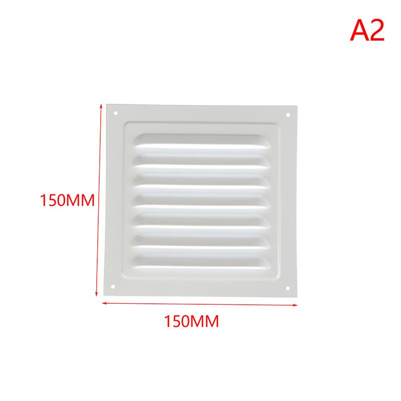 1Pc 100-250mm Aluminum Alloy Air Vent Grille Air System Net Cover Screen Exhaust Outlet Square Heating Cooling Vents Plate