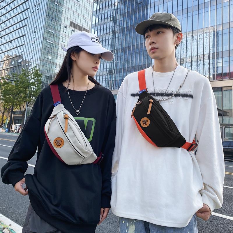 Chest Bag Fashion Casual Versatile Crossbody Bag Multi Functional Large Capacity Trendy Sports Waistpack