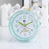 Fashionable simple plastic candy colored basket bedroom bedside silent electronic alarm digital clock
