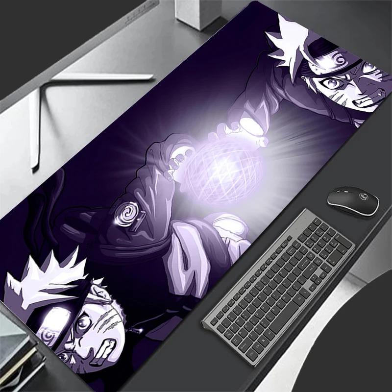 Black Chain Cool Mouse Pad Laptop Japan Anime Keyboard Rug XXL N-narutoS U-uzumakiS Non Slip Mousepad PC Gamer Cabinet Desk Mat