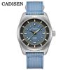 CADISEN TI-7 Autodyne Titanium Steel Automatic Mechanical Canvas Wristwatch Japan MIYOTA 8215 100M Waterproof Gift Man Watches
