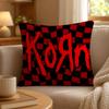 Band Korn Nu Metal Aesthetic Cushion Cover Personalized Short Plush Soft Bedroom Sofa Home Decor Gift