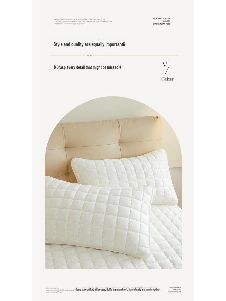 Premium Waterproof Mattress Cover: Quilted, Urine-Proof Protector for Mothers and Babies, All-Season Simmons-Style Bed Cover.