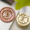 Metal Wax Seal Stamp Letter Series Sealing Wax Stamp for Envelope Cards Letter