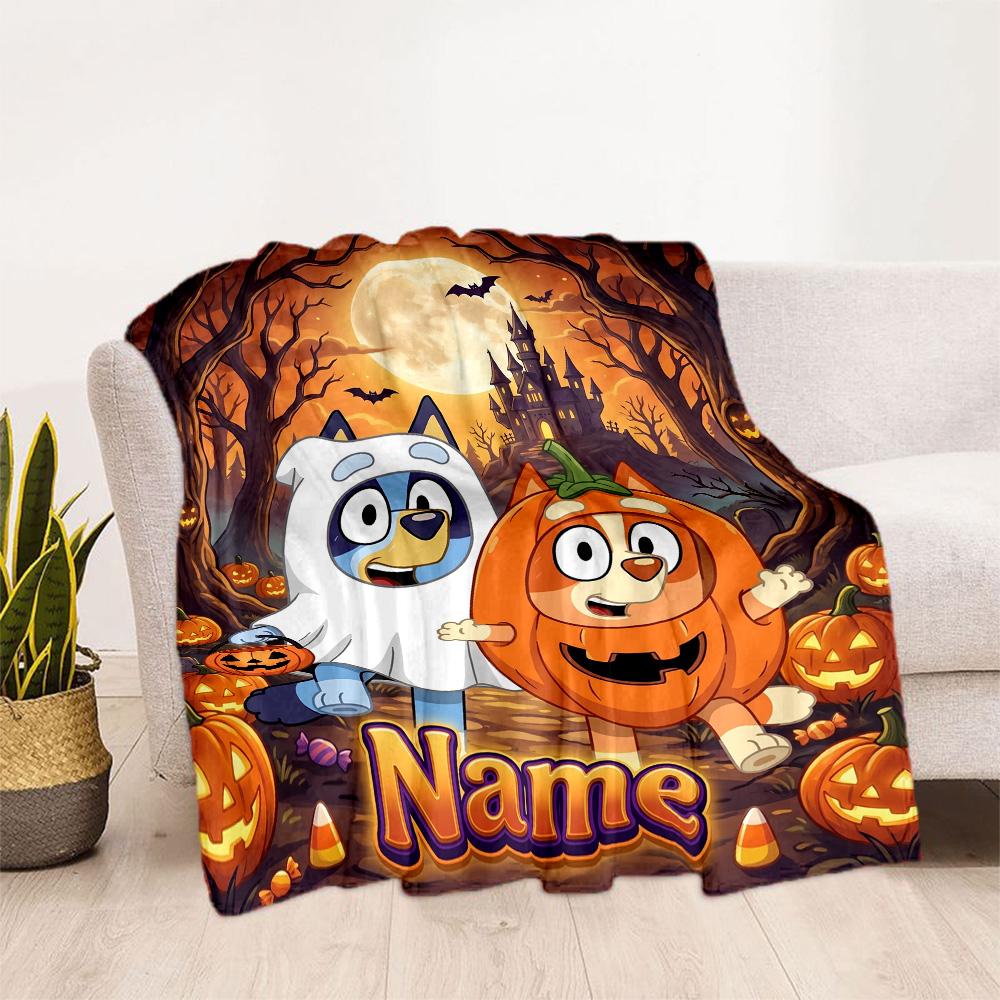 Christmas Adventure City Personalized Text Blanket Multi-purpose Personalized Blanket Soft & Cozy for Nap Picnics Office Chair Bedding