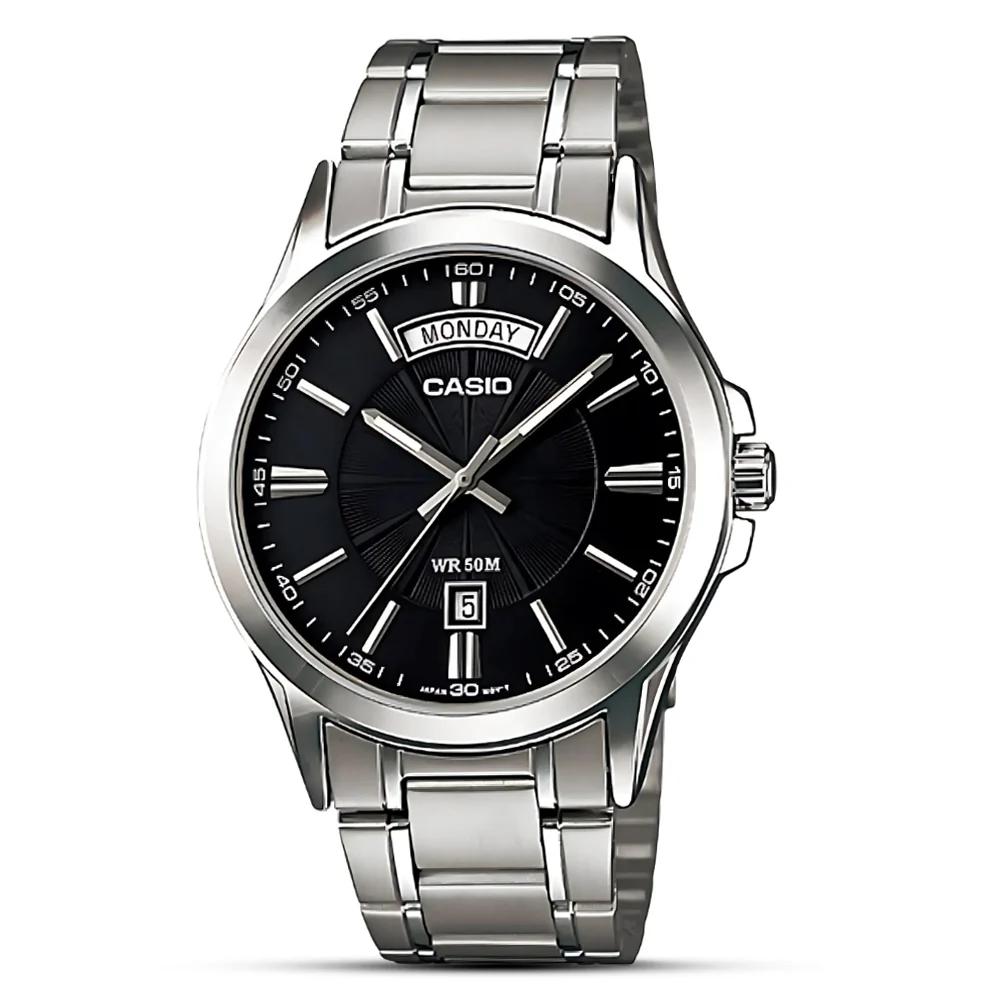 Casio Men`s Analog Silver Metal Band