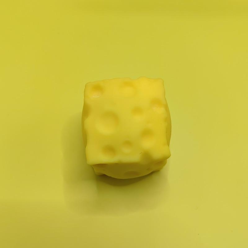 Cheese Cube Stress Ball Shapeable Non-Bounce Squeeze Fidget Toy Asmr Sensory Adhd Anti-Stress Relief  Creative Birthday Gifts