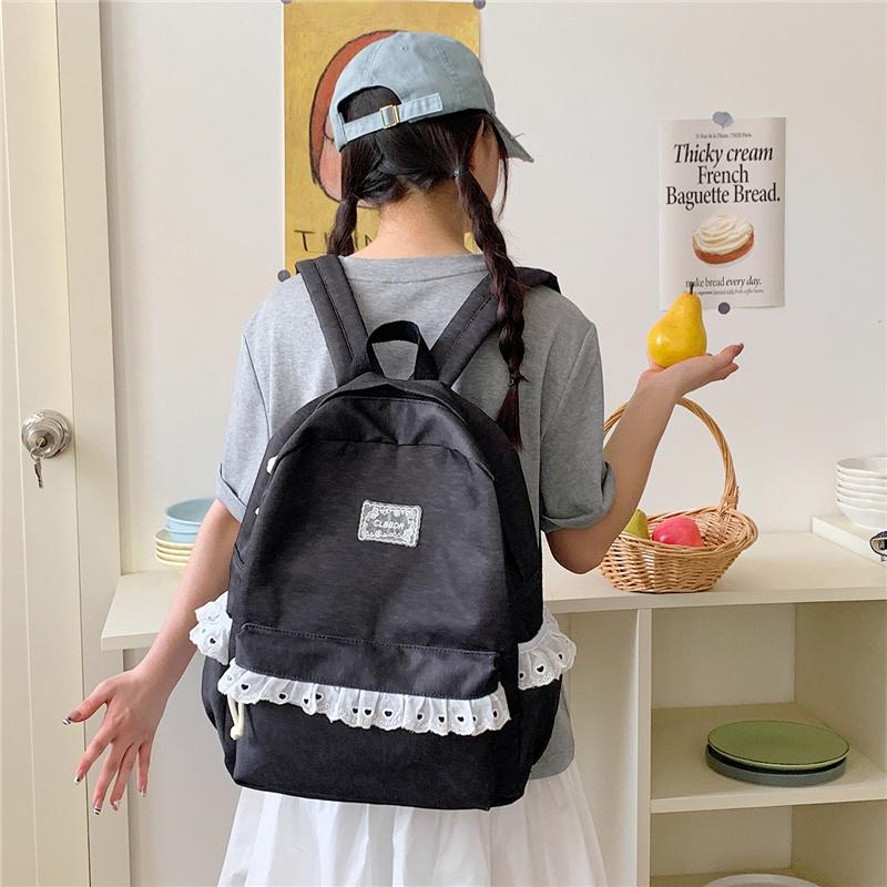 Zaino da Donna in Pizzo Borsa Scolastica per Studenti