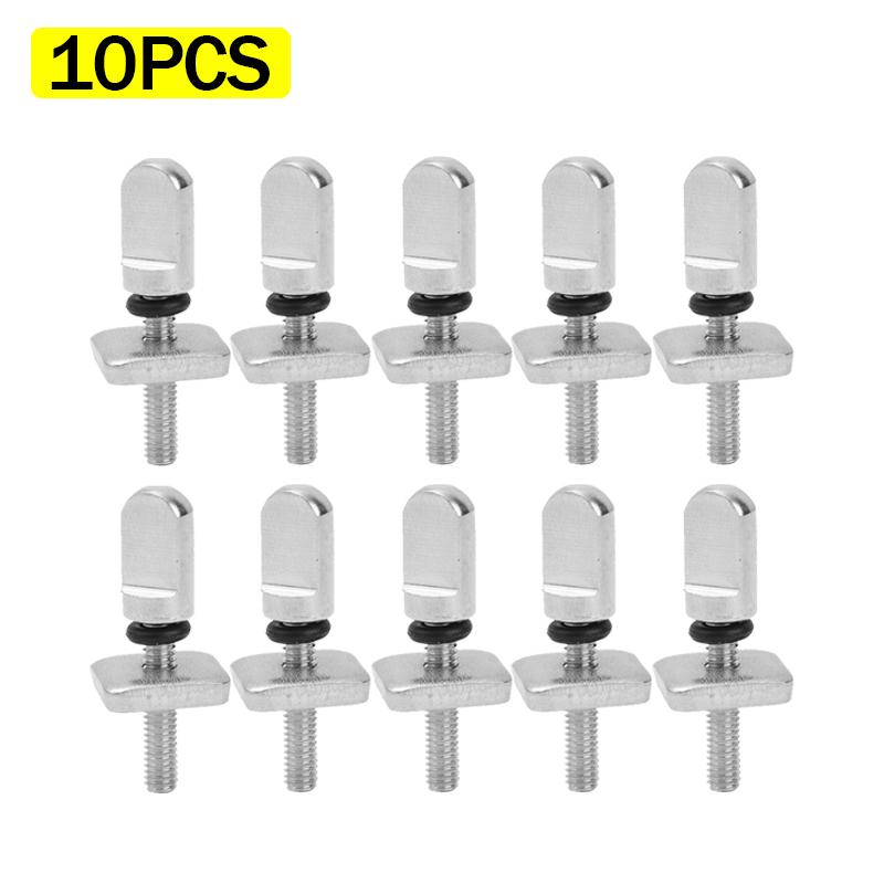 10/1PCS Stainless Steel Kayak Screws M4 Surf Fin Bolts Longboard Sliding Fin Screw Surfboard Single Fin Nail Replacing Canoe Set