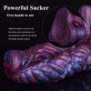 Female Double-headed Dildo Vagina and Anus Stuffed with Special-shaped Horns Masturbation Device Adult Sex Toys At the Same Time