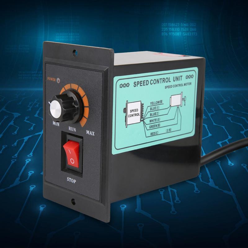 

AC 220V 50/60Hz Однофазний регулятор швидкості двигуна змінного струму Регулятор швидкості електродвигуна 300W