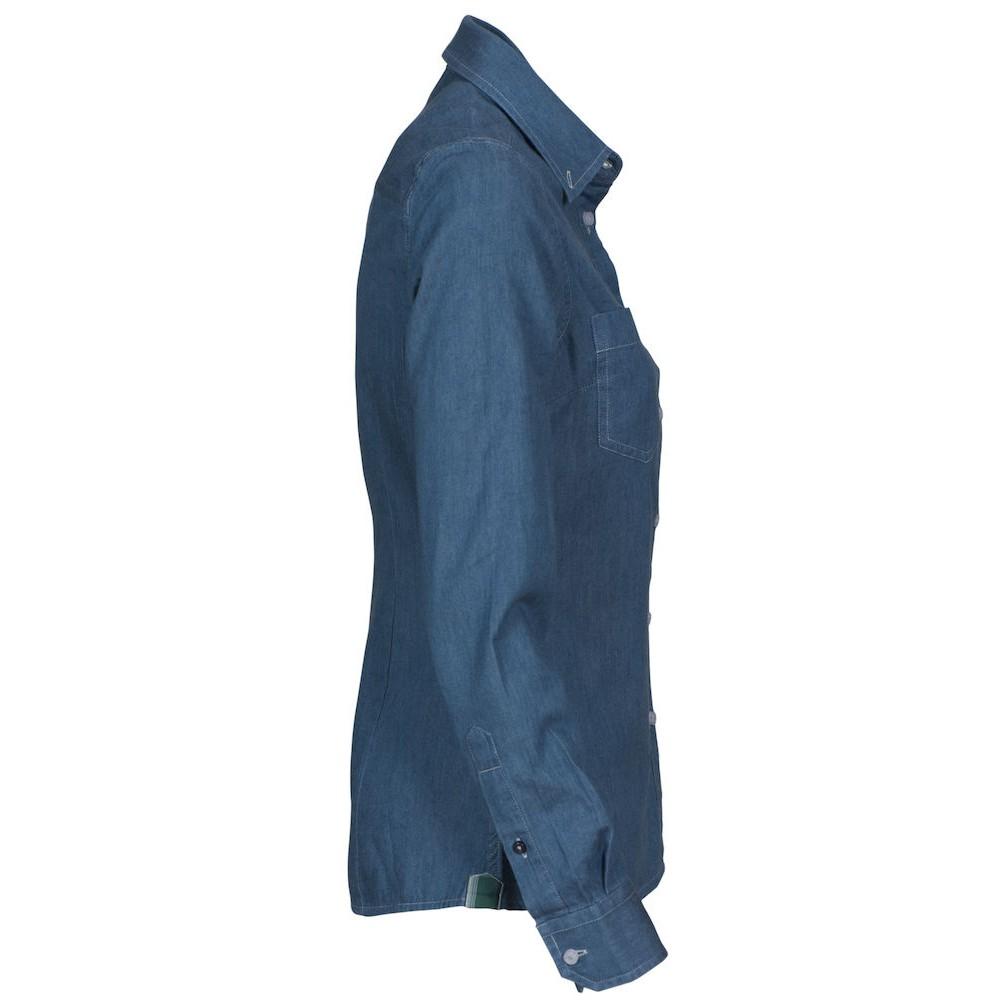 James Harvest Womens/Ladies Jupiter Denim Look Shirt