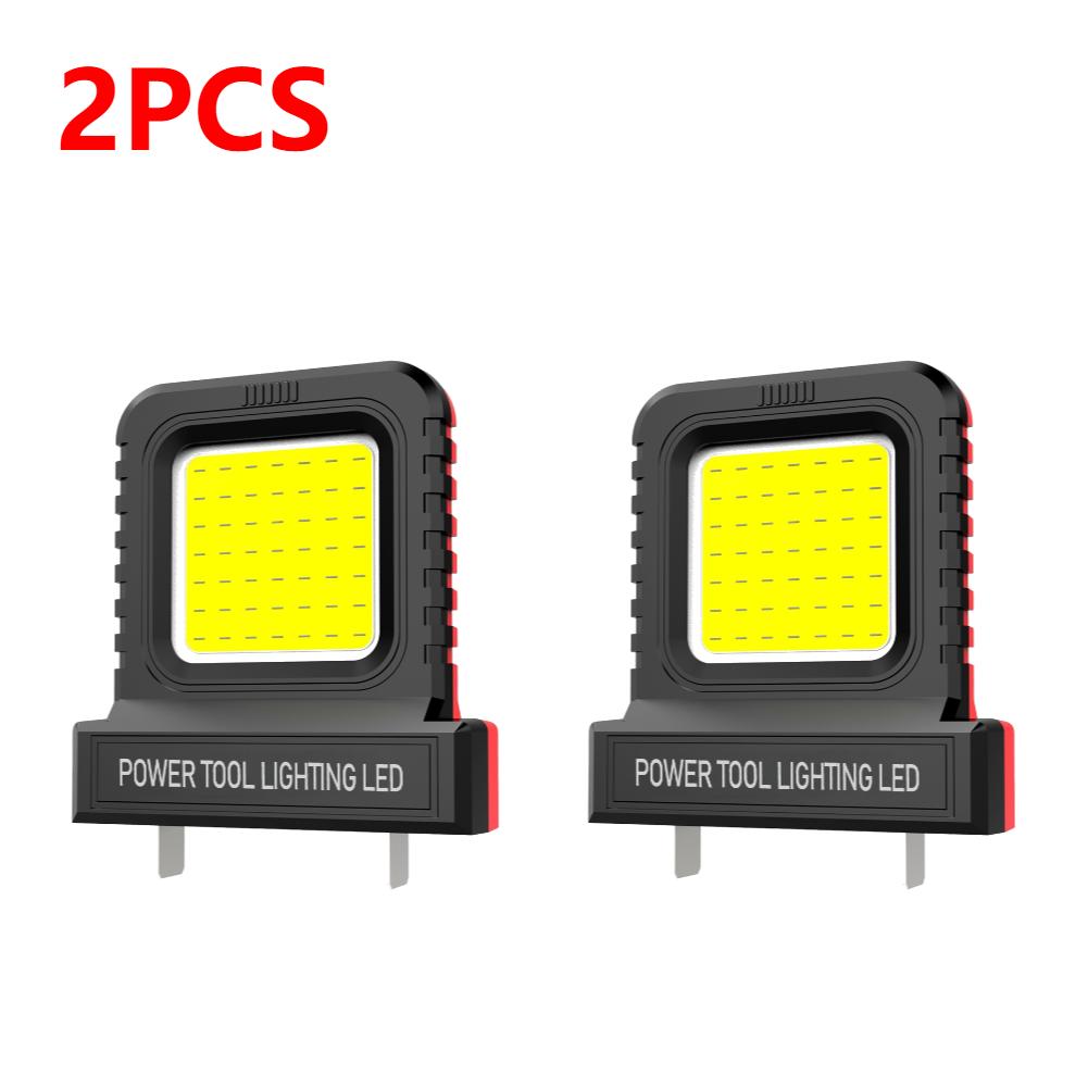 1-5Pcs 14W LED Camping Lantern Mini Pocket Work Light Inspection Power Tool LED Work Light For 20V-21V Lithium Batteries