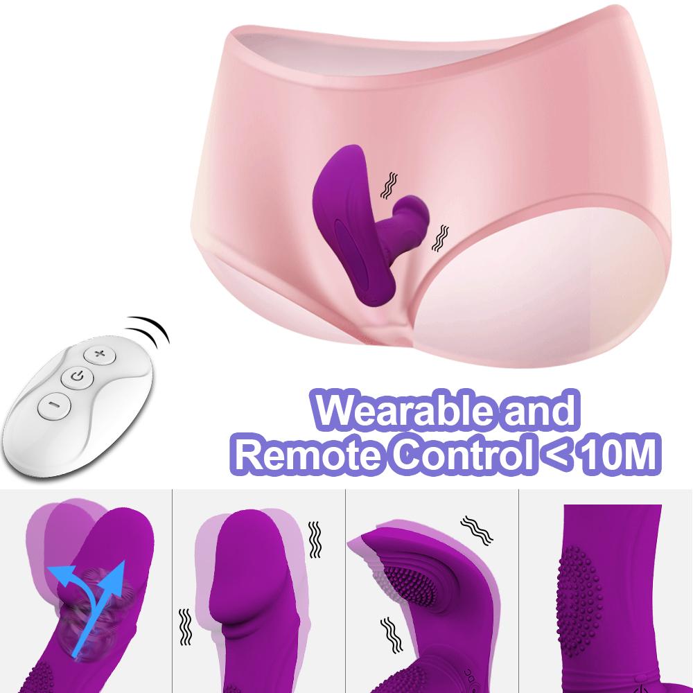Frauen Drahtlose Fernbedienung Vibrator Weiblichen Dildo G-punkt Stimulator Tragbare Panty Vibratoren Sex Spielzeug für Paare Erwachsene