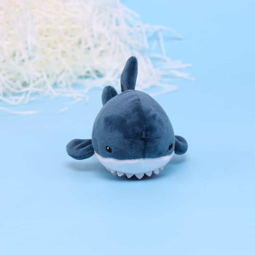 bralafia Shark Keychain Plush Toy, Cute Marine Animal, Valentine's Day, Children's Day, Birthday, Christmas Gift (15cm, Blue)