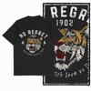 Japanese Style Vintage Tiger Graphic Printed Tshirt Men Women Cotton Loose Casual Tshirt Mens Tshirts Summer Mens Clothing