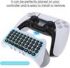 Wireless Controller Keyboard for PS5  Bluetooth 3.0 Mini Portable Gamepad Chatpad with Built in Speaker   3.5MM Audio Jack for Playstation 5 Voice