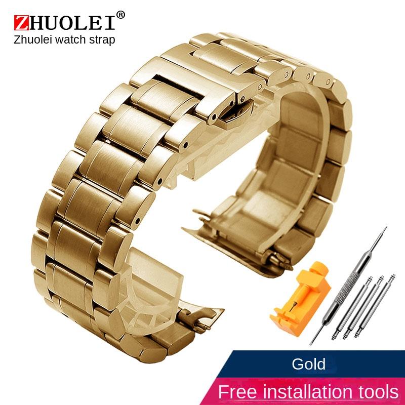 Stainless Steel Strap for Armani AR5906 AR5905 AR5890 AR5889 5858 5920 5919 Man 23mm Woman 20mm Folding Clasp Watchband Bracelet