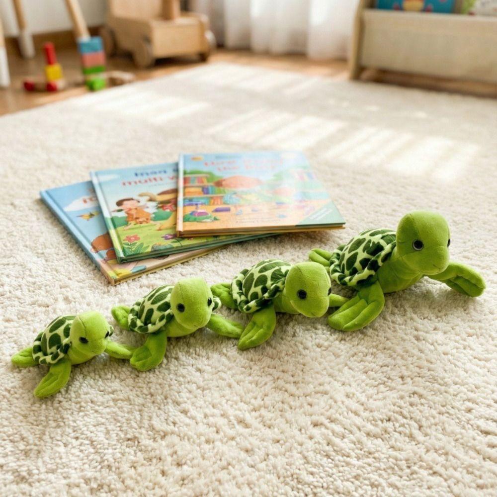 Fluffy Sea Turtle Stuffed Doll Collection Turtle Doll Throw Pillow  Kids Birthday Christmas