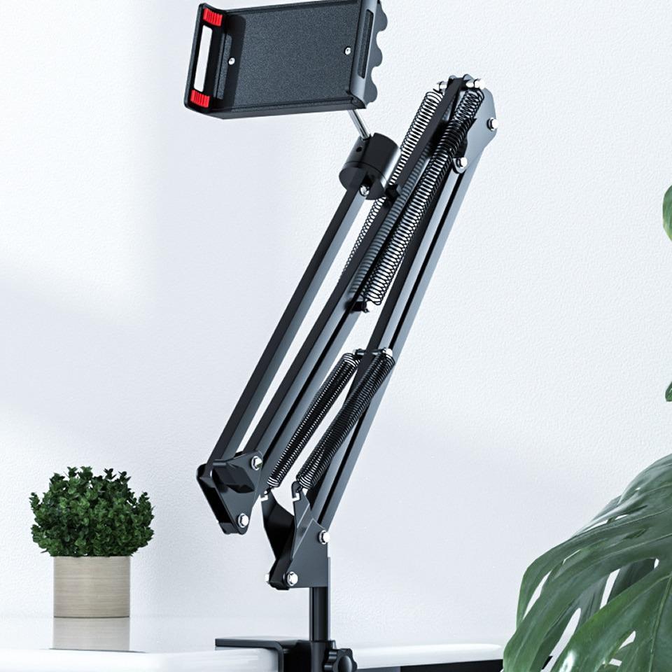 Mobile/Tablet Microphone 35 Stand for Video Chat, Binge Watching, Desktop, Bedside, and Live Streaming.