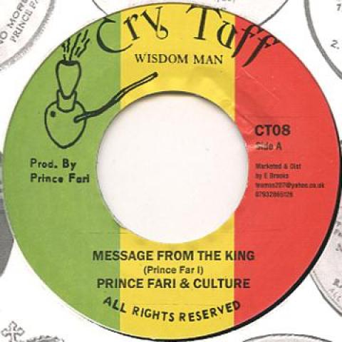 

7inch Record PRINCE FAR I, CULTURE - Message From The King CT08 Cry Tuff UK 1978 UK Reggae, Ska & Dub Used