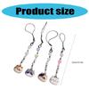 Lovely Cat Phone Charm Pendant Creative Creative Animal Keychain Phone Accessory Trendy Beaded Charm for Stylish Women