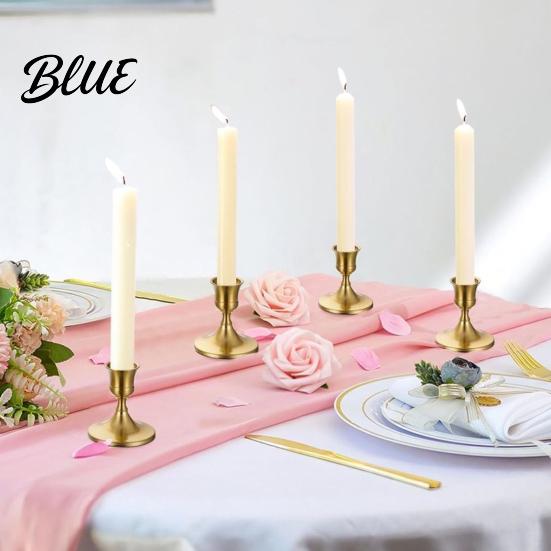 Metal Candlestick Holder for Tealight or Pillar Candles European Simple Candle Candlelight Ambiance