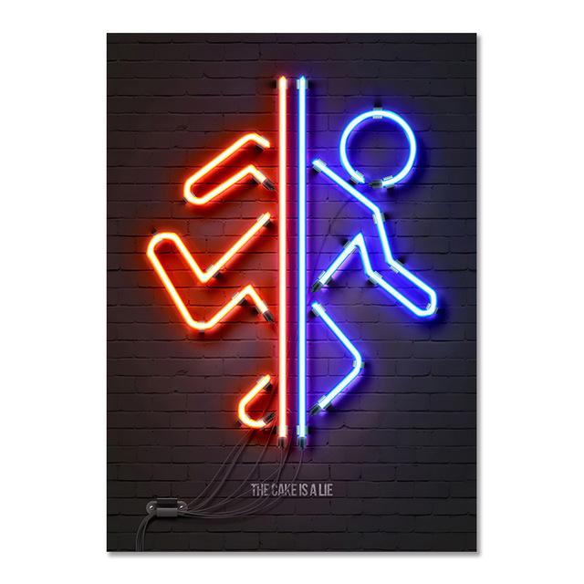 Gaming Room Decoration Poster Wall Art Video Game Canvas Painting Playroom Decor Picture for Gamer Boy Bedroom Prints Decor